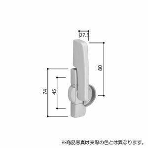 YKK AP　クレセント左勝手カバー有ピッチ45　ダークグレイ　【品番：DG HH4K10728】