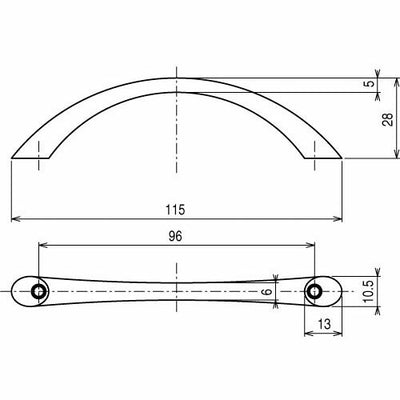 YKK AP　把手　シルバー　【品番：VS HH3K17018】