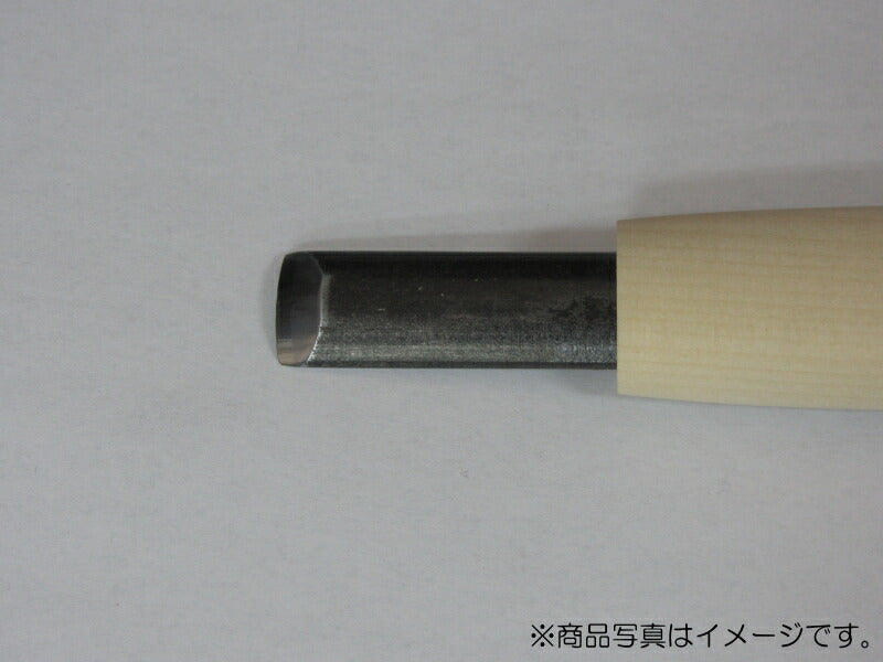 三木章刃物本舗　彫刻刀（安来鋼） 浅丸型 1mm 　【品番：03010】