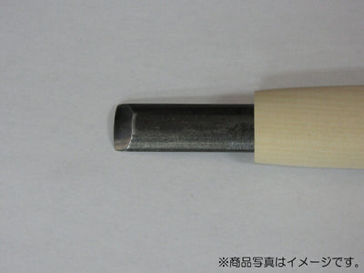 三木章刃物本舗　彫刻刀（安来鋼） 浅丸型 2mm 　【品番：03020】
