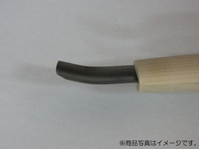 三木章刃物本舗　彫刻刀（安来鋼） 浅丸曲型 1mm 　【品番：04010】