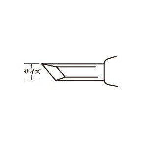 三木章刃物本舗　彫刻刀（ハイス鋼） キワ型【左】 6mm 　【品番：45032】