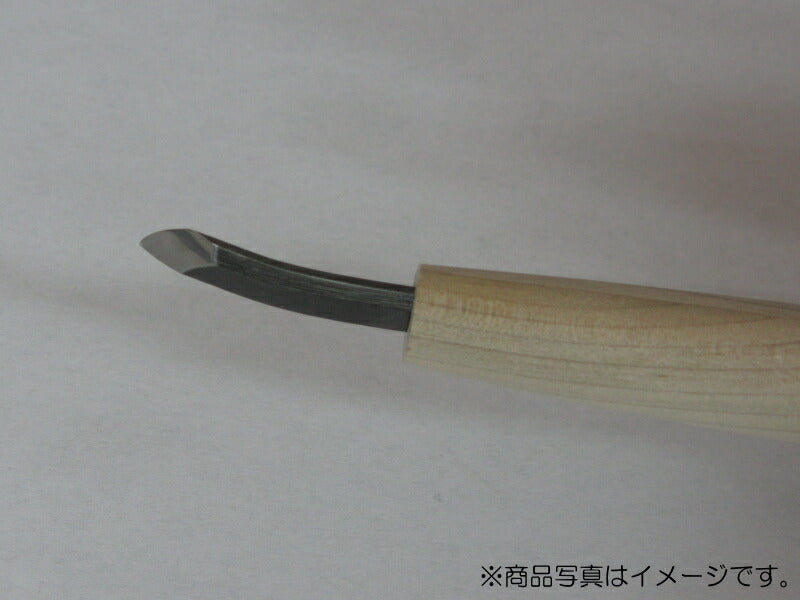 三木章刃物本舗　彫刻刀（ハイス鋼） ナギナタ曲型 3mm　【品番：41012】
