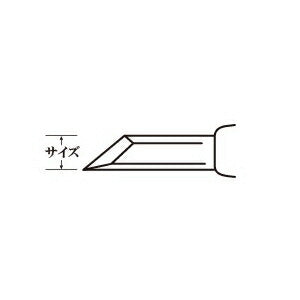 【メール便対応】三木章刃物本舗　パワーグリップ彫刻刀 キワ型 1.5mm　【品番：82015】