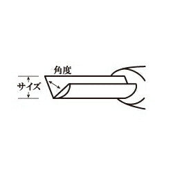 三木章刃物本舗　彫刻刀（安来鋼） 三角型（規格60度） 1mm　【品番：09026】