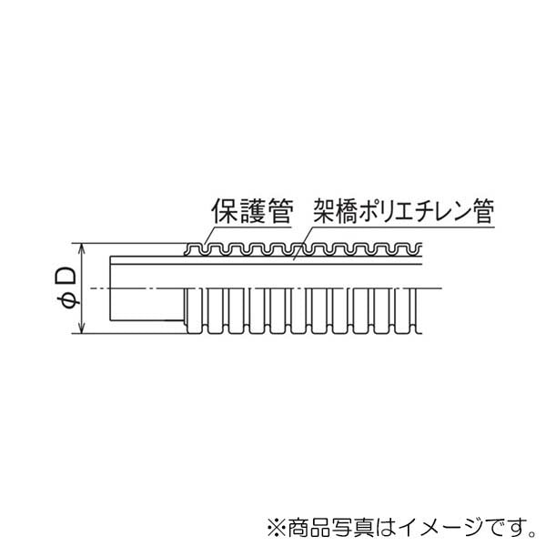 オンダ　架橋ポリエチレン管 ガードカポリW 給水用（ブルー）　【品番：PEX13C-HB-50】