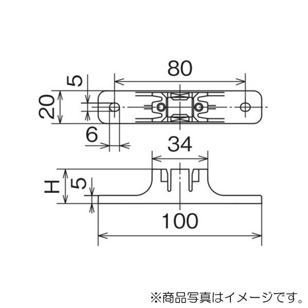 オンダ　ダブルロックジョイント（WJ型） 架台・アタッチメント 架台　【品番：GSHK-HI-S】