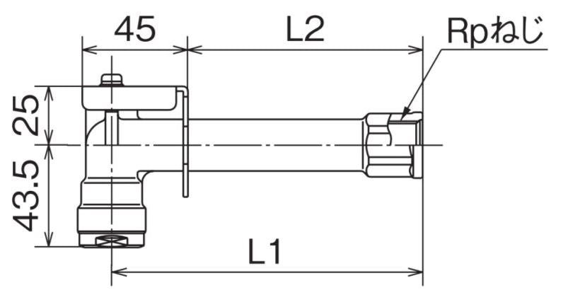 オンダ　ダブルロックジョイント（WL型） WL54型 SK用継手 断熱材厚20mm対応　【品番：WL54-1310C-100-S-1】