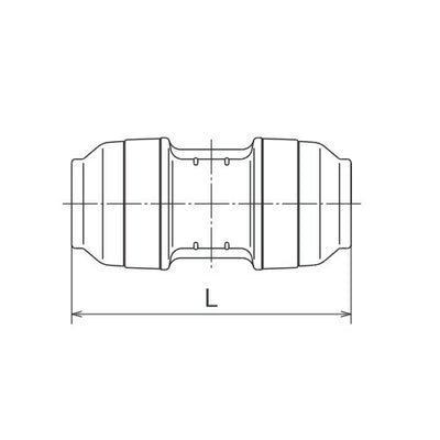 オンダ　ダブルロックジョイントP（WPJ型）　WPJ3型　ソケット（同径ソケット）　【品番：WPJ3A-20-S】〇