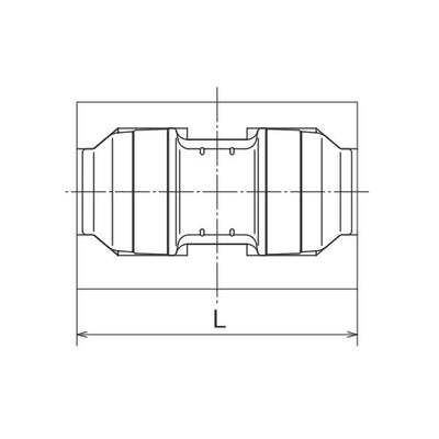 オンダ　ダブルロックジョイントP（WPJ型）　WPJSF3型　ソケット（同径ソケット・保温材付）　【品番：WPJSF3-10-S】