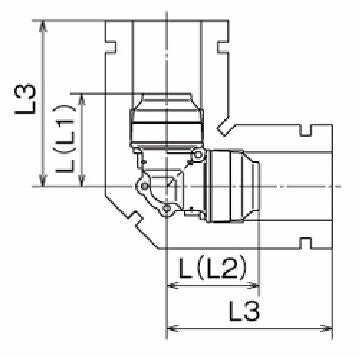 オンダ　ダブルロックジョイントP WPLS3型 エルボソケット・保温材セット 同径エルボソケット　【品番：WPLS3C-16-S】