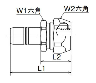 オンダ　HJ31型 ポリ管変換アダプター　【品番：HJ31-1313-S】
