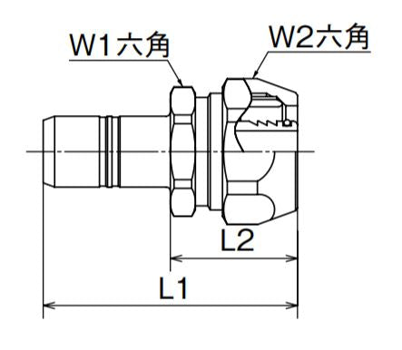オンダ　HJ31型 ポリ管変換アダプター　【品番：HJ31C-1620-S】
