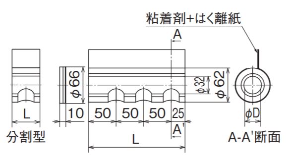 オンダ　CHH型・RHH3型 保温材 15mm保温材　【品番：CHH-2001】