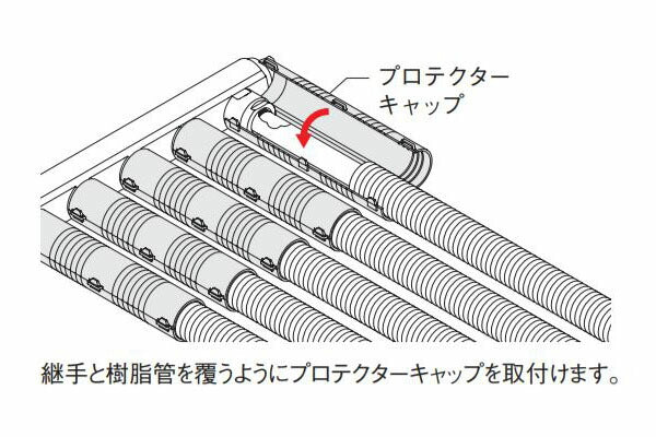 オンダ　プロテクターキャップ 後付けタイプ　【品番：WPC-25B】