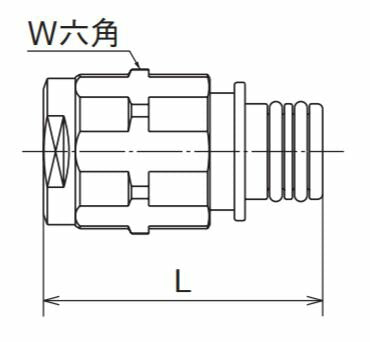 オンダ　QPJ24型 ダブルロックジョイント　【品番：QPJ24A-1614-S】