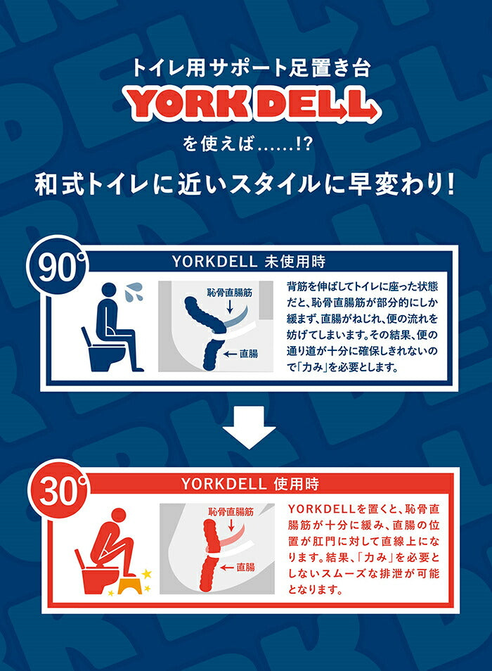 シービージャパン　トイレ用サポート踏み台 YORKDELL　【品番：4573306862758】