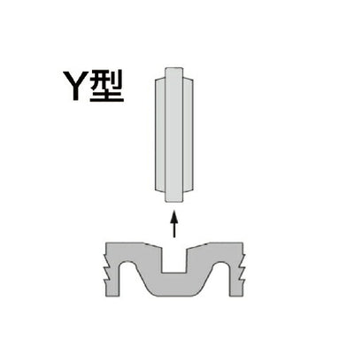 【メール便対応】家研販売　木製引戸用取替戸車（PP）　FL色　【品番：KHWD6-Y35（FL）】