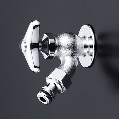 KVK　屋外ホース接続ニップル付散水栓　寒冷地用　【品番：K8SPZ】●