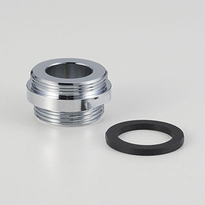 【メール便対応】KVK　吐水口先端ネジ変換ジョイント（W22山20アダプター）　【品番：Z421286】
