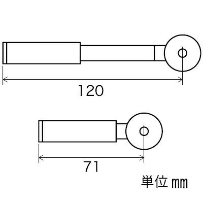 KVK　ワンタッチレバーハンドル長短切換タイプ　エマーオレンジ　【品番：PZ129-O】