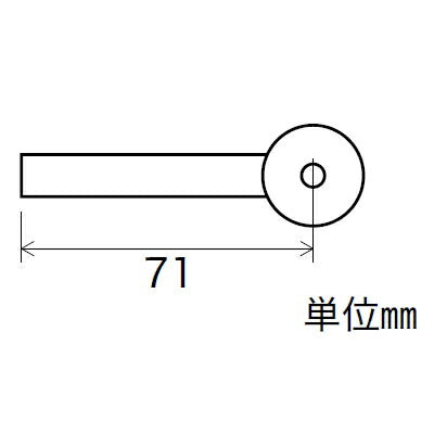 【メール便対応】KVK　ワンタッチレバーハンドル ショートタイプ　【品番：PZ129FMS】