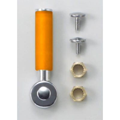KVK　ワンタッチレバーハンドルショートタイプ　エマーオレンジ　【品番：PZ129S-O】