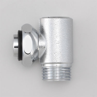 KVK　流量調節付シャワーエルボ　袋ナット接続タイプ　【品番：Z416660】