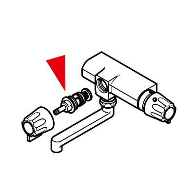 KVK　サーモスタットシャワー切替弁ユニット　【品番：PZKF58】◯