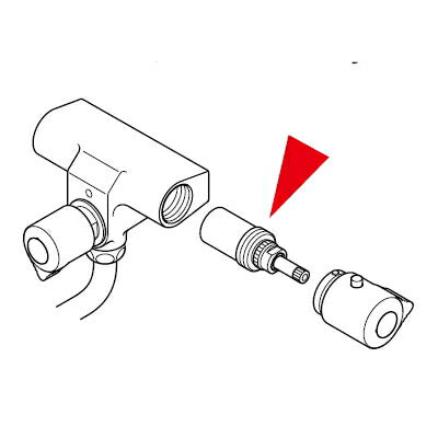 KVK　サーモスタット用ボンネットユニット　【品番：PZKF111A】◯