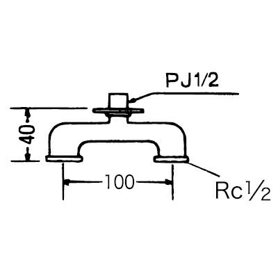 KVK　二又ソケット13（1/2）　【品番：ZK60A】