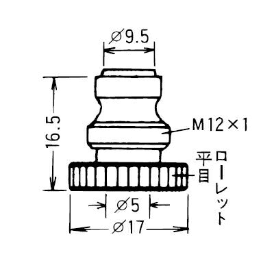 【メール便対応】KVK　水抜きスピンドル　【品番：PZKF191】