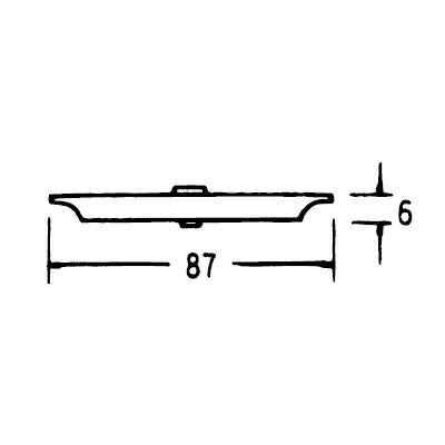 【メール便対応】KVK　流しゴミ収納器フタ　【品番：PZ1034】
