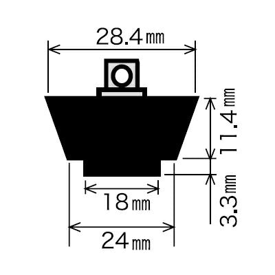 KVK　バス用ゴム栓 積水タイプ　【品番：PZ1057】