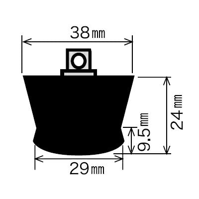 KVK　バス用ゴム栓 サンウェーブエジプトタイプ　【品番：PZ1063】◯