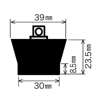 KVK　バス用ゴム栓JIS2号　【品番：PZ1079】