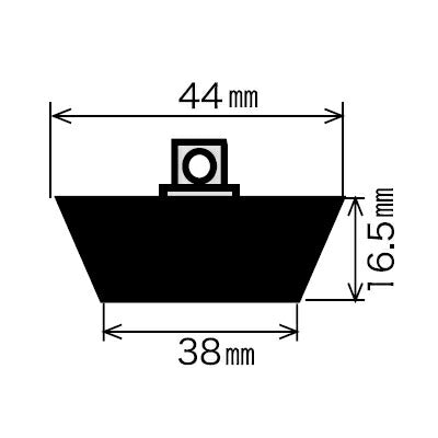 KVK　バス用ゴム栓45　【品番：PZ1089】