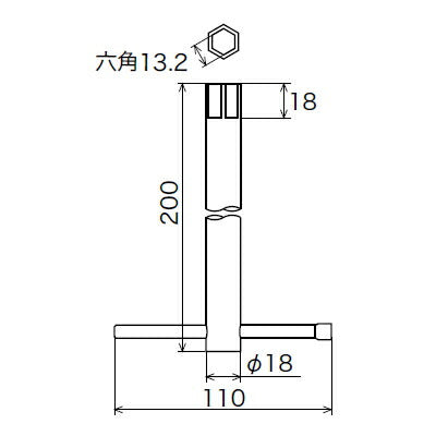 【メール便対応】KVK　六角締付工具　【品番：G30】