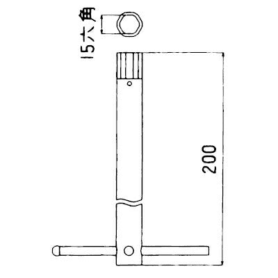 KVK　六角締付工具　【品番：KPS957B】