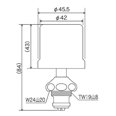 KVK　ウォーターハンマー低減器 水栓上部取付用　【品番：PZS503】