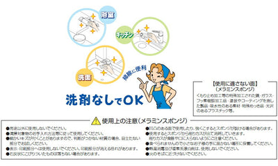KVK　蛇口清掃用メラミンスポンジ（12個入）　【品番：PZS900-12】