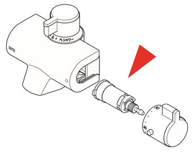 KVK　サーモスタット用ボンネットユニット　【品番：PZ619T】○