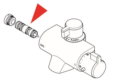 KVK　サーモスタットカートリッジ　【品番：PZ625】○