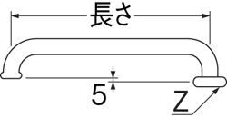 【在庫処分】SANEI　横形パイプ　【品番：PA20J-61X2-16】