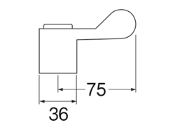 SANEI　CPサークルレバー　【品番：PR236F】