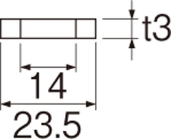 【在庫処分】【メール便対応】SANEI　偏心管パッキン（G3/4用）（30個入）　【品番：JP40-10-30S】