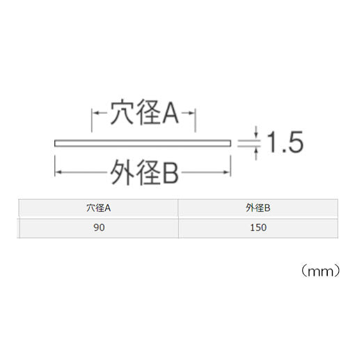 【在庫処分】【メール便対応】SANEI　ビニールプレート　【品番：R55-75】