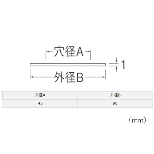 【在庫処分】【メール便対応】SANEI　ステンレスプレート　【品番：R555-30】