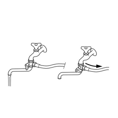 SANEI　切替コック（自在水栓用）　【品番：PU6-63F-13】◯