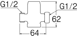 SANEI　ミニ減圧弁（止水栓用）　【品番：V7110-1-13】